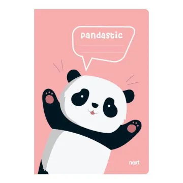Next trends panda τετράδιο καρφίτσα 17x25εκ. 40φ. (ΤΕΜ6)