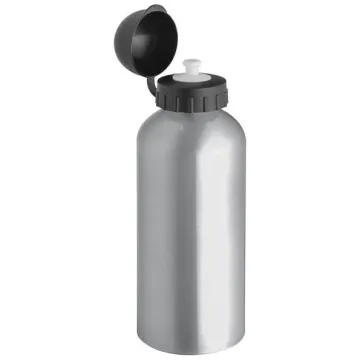 Παγούρι αλουμινίου ασημί 7x21εκ. 600ml.