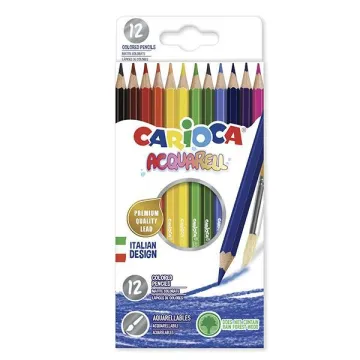 Carioca ξυλομπογιές ακουαρέλας 12 χρωμάτων (ΤΕΜ12)
