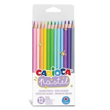 Carioca ξυλομπογιές με 12 pastel χρώματα (ΤΕΜ12)