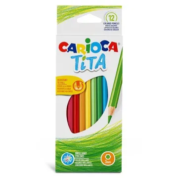 Carioca Tita ξυλομπογιές 12 χρωμάτων (ΤΕΜ12)