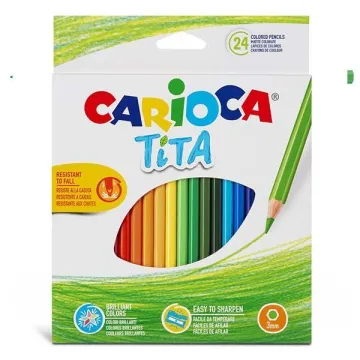 Carioca Tita ξυλομπογιές 24 χρωμάτων (ΤΕΜ6)