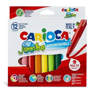 Carioca Jumbo μαρκαδόροι 12 χρωμάτων (ΤΕΜ12)