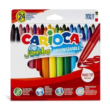 Carioca Jumbo μαρκαδόροι 24 χρωμάτων (ΤΕΜ6)