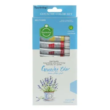 Gouache τέμπερα 12τεμαχίων 12ml (ΤΕΜ12)
