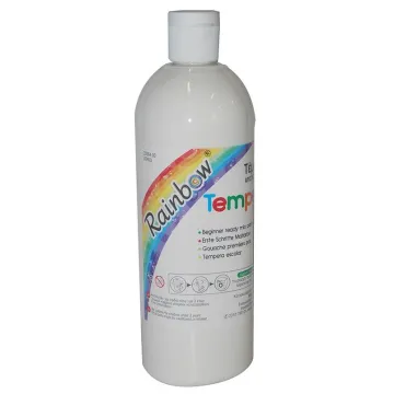 Rainbow τέμπερα λευκή 500ml
