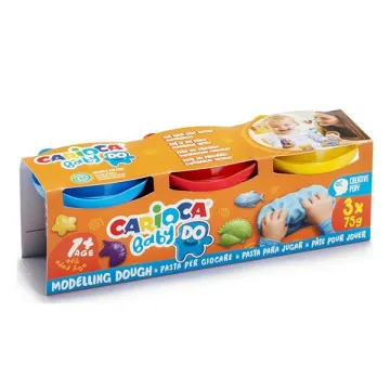 Carioca πλαστοζυμαράκια Baby 3x75gr (ΤΕΜ3)