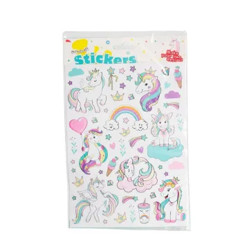 Αυτοκόλλητα Unicorn 2 σελίδες 98 σχέδια 17x23εκ