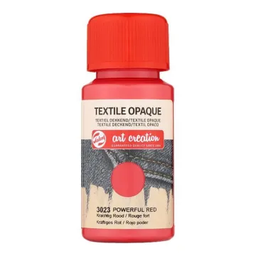 Talens χρώμα textile opaque 3023 powerful red 50ml (ΤΕΜ4)