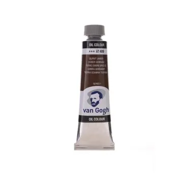 Talens van gogh χρώματα λαδιού 60ml (409-Burnt umber) (ΠΑΚ3)