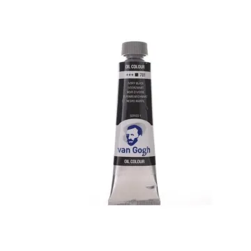 Talens van gogh χρώματα λαδιού 60ml (701-Ivory Black) (ΠΑΚ3)