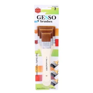 Πινέλα ζωγραφικής για gesso σετ 3 τεμαχίων