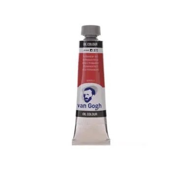 Talens van gogh χρώμα λαδιού 372 permanent red 20ml (ΠΑΚ3)
