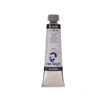 Talens van gogh χρώματα λαδιού 60ml (104-Zinc white) (ΠΑΚ3)