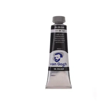 Talens van gogh χρώματα λαδιού 60ml (702-Lamp Black) (ΠΑΚ3)