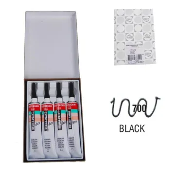 Talens χρώμα decorfin relief paint 700 black 20ml (ΤΕΜ4)