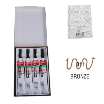 Talens χρώμα decorfin relief paint 811 bronze 20ml (ΤΕΜ4)