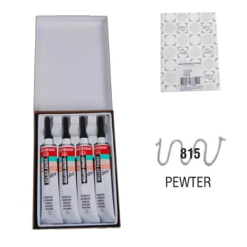 Talens χρώμα decorfin relief paint 815 pewter 20ml (ΤΕΜ4)