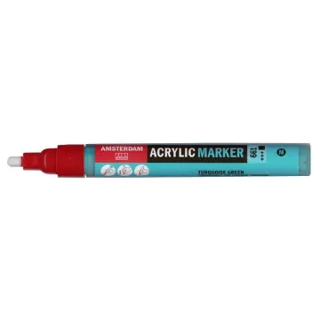 Talens amsterdam marker 661 turquoise green medium
