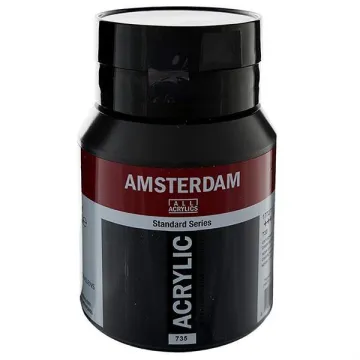 Talens amsterdam ακρυλικό χρώμα 735 oxide black 500ml