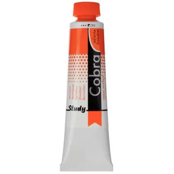 Talens Cobra Study water mixable oil 311 vermilion 40ml. (ΤΕΜ3)