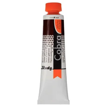 Talens Cobra Study water mixable oil 409 burnt umber 40ml. (ΤΕΜ3)