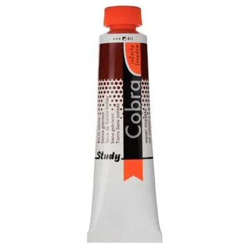 Talens Cobra Study water mixable oil 411 burnt sienna 40ml. (ΤΕΜ3)