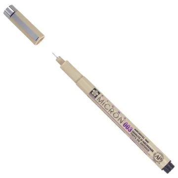 Sakura Pigma Micron μαρκαδόρος σχεδίου 003 0.15 mm μαύρο (ΤΕΜ12)