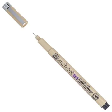 Sakura Pigma Micron μαρκαδόρος σχεδίου 005 0.2 mm μαύρο (ΤΕΜ12)
