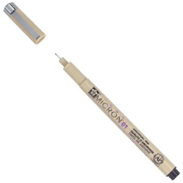 Sakura Pigma Micron μαρκαδόρος σχεδίου 01 0.25 mm μαύρο (ΤΕΜ12)
