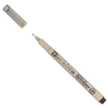 Sakura Pigma Micron μαρκαδόρος σχεδίου 08 0.5 mm μαύρο (ΤΕΜ12)