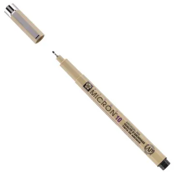 Sakura Pigma Micron μαρκαδόρος σχεδίου 10 0.6 mm μαύρο (ΤΕΜ12)
