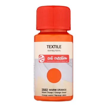 Talens χρώμα textile 2502 warm orange 50ml (ΤΕΜ4)