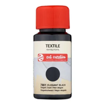 Talens χρώμα textile 7001 elegant black 50ml (ΤΕΜ4)