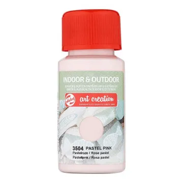 Talens χρώμα indoor/outdoor 3504 pastel pink 50ml