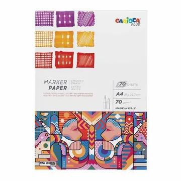 Carioca plus μπλοκ σχεδίου Α4. 70φ., 70γρ.