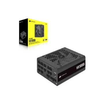 CORSAIR PSU ATX HX1000i Fully Modular 1000 Watt Ultra-Low Noise 80 PLUS Digital Platinum - Black