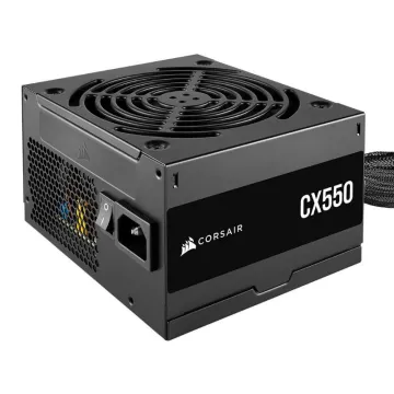 Corsair PSU CV Series CX550 — 550 Watt 80 Plus Bronze Certified - Black - CP-9020277-EU