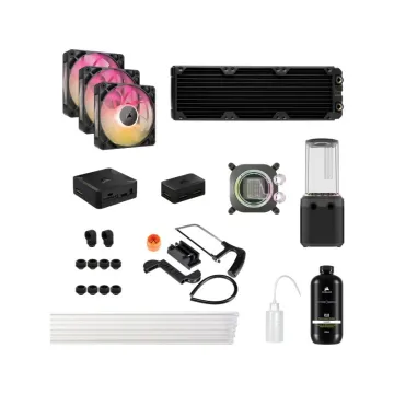 CORSAIR HydroX XH505i iCUE LINK Custom Cooling Kit (Stealth Gray)
