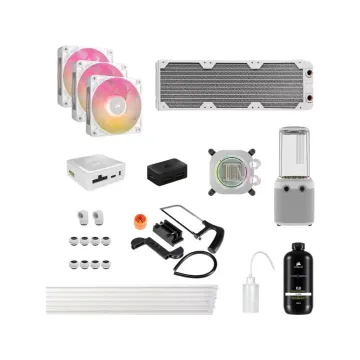 CORSAIR HydroX XH505i iCUE LINK Custom Cooling Kit (White)