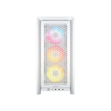 CORSAIR Case 4000D FRAME LCD ARGB (Mid-Tower, TG, White) - PN CC- 9011327-WW