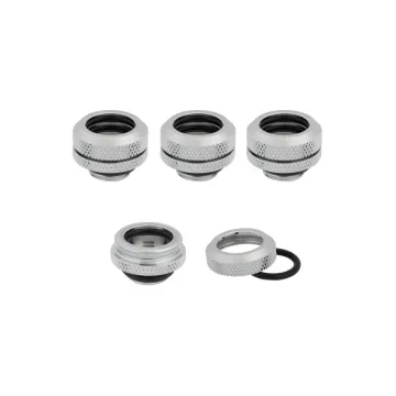Corsair OD Fitting Pipe Hydro X Series XF Hardline 14mm Four Pack — Chrome - CX-9052007-WW