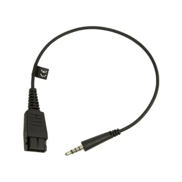 Jabra Cord QD to 3.5 mm Jack with answer/end button for Smartphones (8800-00-103)