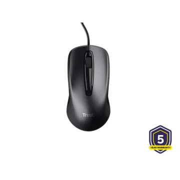 MOUSE USB TRUST CARVE BLACK 23733