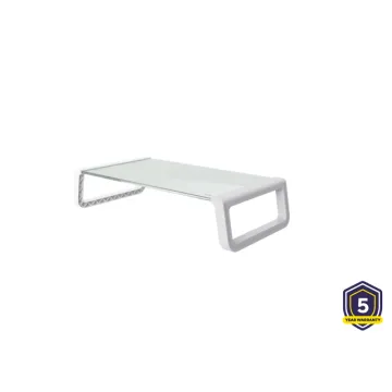 TRUST MONITOR STAND MONTA GLASS WH 25351