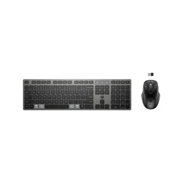 HP 720 Multi-Device Rechargeable Wireless Keyboard and Mouse Combo - Black - 9T5A9AA