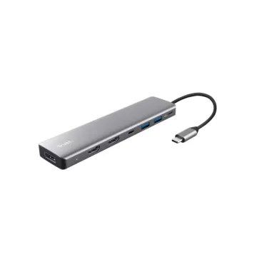 Trust adapter USB-C DALYX 7-IN-1 / 2 C - 2 USB - 3 HDMI 25661