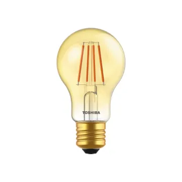TOSHIBA LED FILAMENT AMBER A60 E27 4.5W 2200K DIMMABLE