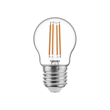 TOSHIBA LED FILAMENT G45 E27 4.5W 2700K