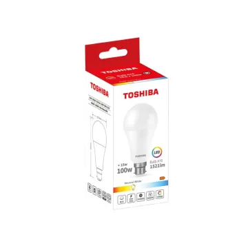 TOSHIBA LED A70 B22 15W 4000K